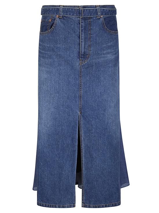 26SS 사카이 데님 스커트 2608470 401 BLUE