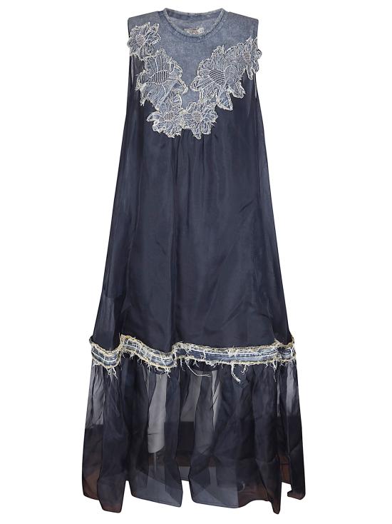 26SS 후이 롱 원피스 HW21GD3573 NAVYBLUE NAVY BLUE - HUI
