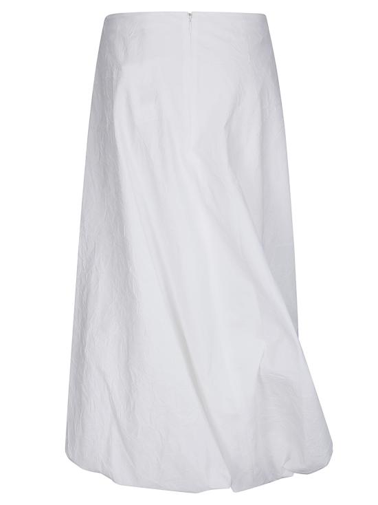 26SS 로에 롱 스커트 41932206 100303 optic white - ROHE