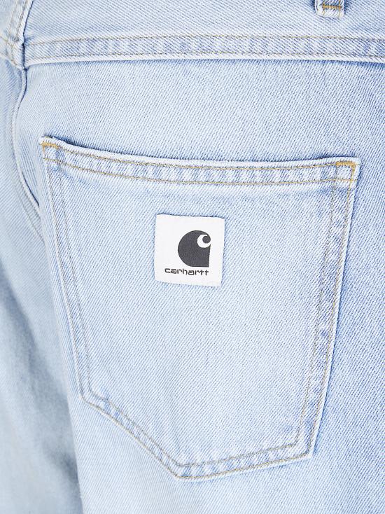 26SS 칼하트 WIP 숏팬츠 I037021 01WU Blue Heavy Worn Bleached - CARHARTT WIP