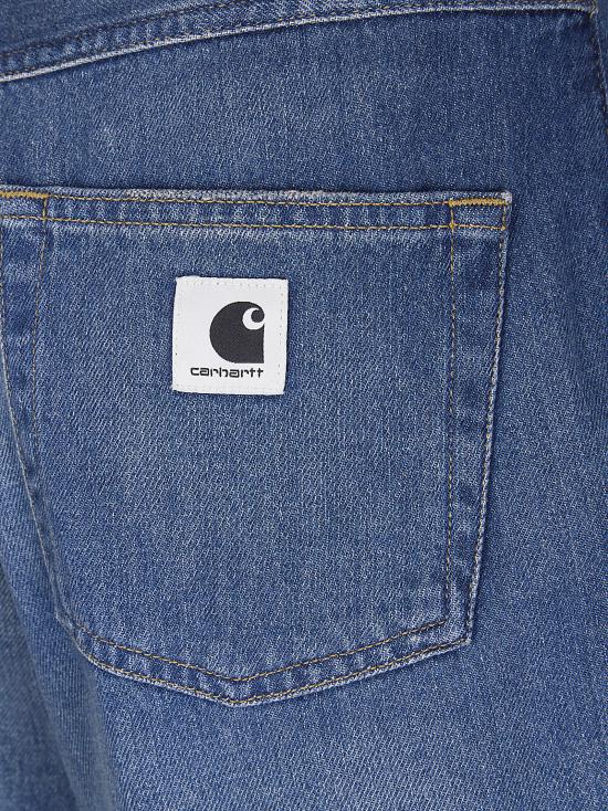 26SS 칼하트 WIP 숏팬츠 I033345 014L BLUE DARK USED WASH - CARHARTT WIP