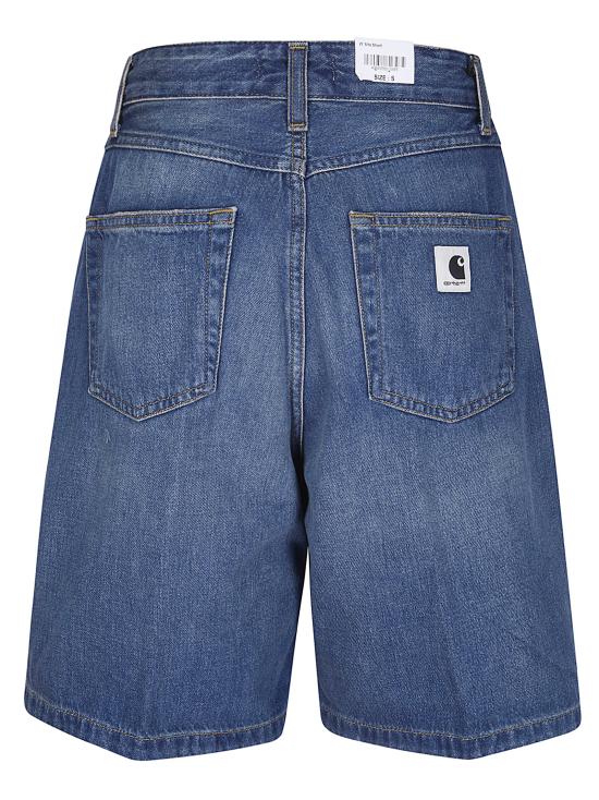 26SS 칼하트 WIP 숏팬츠 I033345 014L BLUE DARK USED WASH - CARHARTT WIP