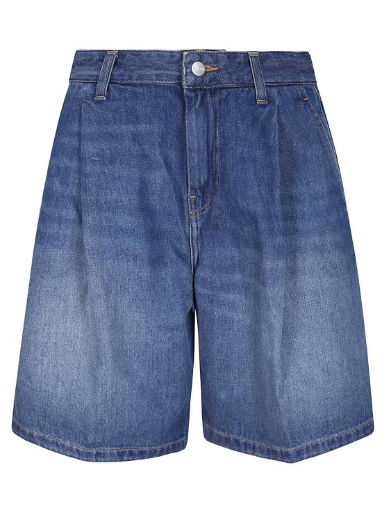 26SS 칼하트 WIP 숏팬츠 I033345 014L BLUE DARK USED WASH