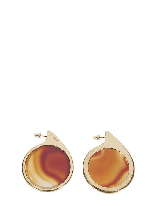 26SS 판코네시 이어링 S26EA001P REDAGATE RED AGATE - PANCONESI