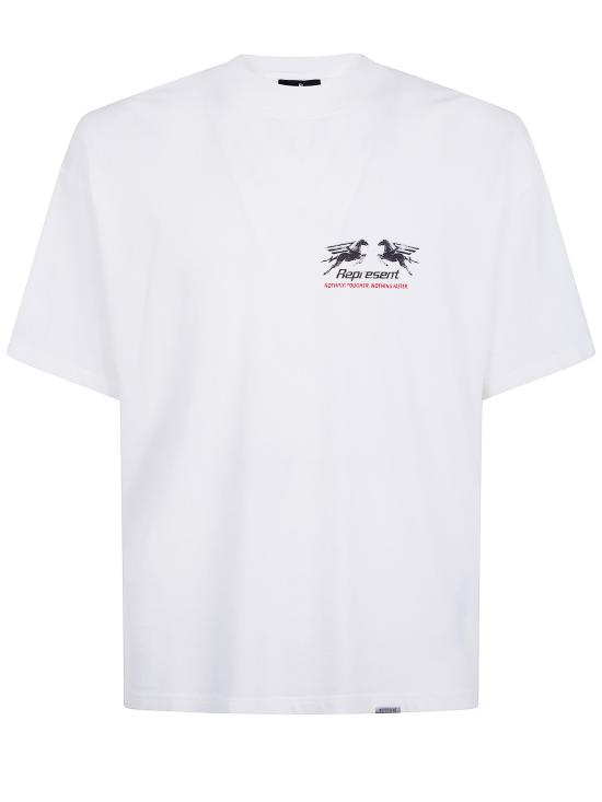 26SS 리프레젠트 반팔 티셔츠 MLM100768 FLAT WHITE - REPRESENT