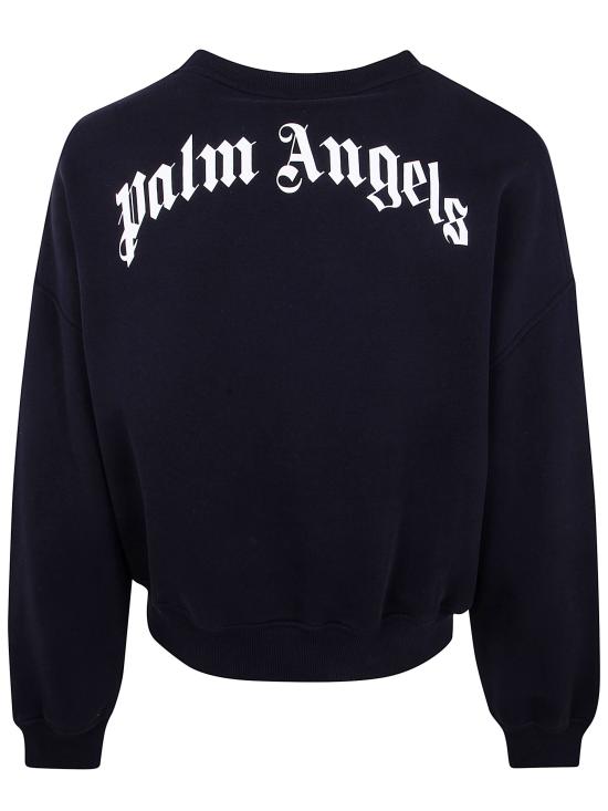 26SS 팜앤젤스 긴팔 티셔츠 PMBA08JS26FLE004 BLACK OFF WHITE - PALM ANGELS