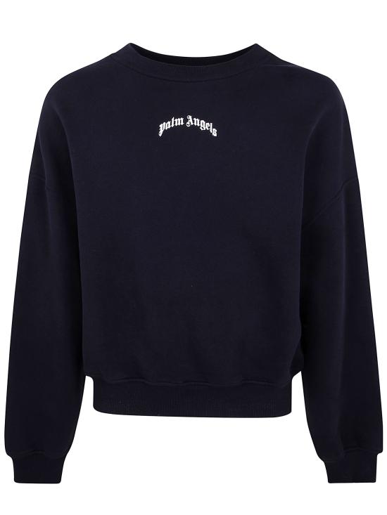 26SS 팜앤젤스 긴팔 티셔츠 PMBA08JS26FLE004 BLACK OFF WHITE