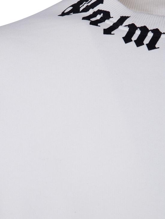 26SS 팜앤젤스 긴팔 티셔츠 PMBA08HS26FLE004 OFF WHITE BLACK - PALM ANGELS
