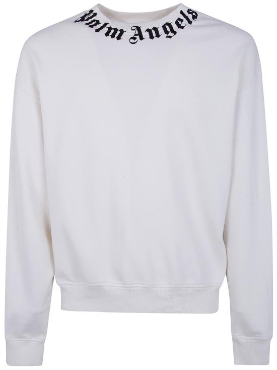 26SS 팜앤젤스 긴팔 티셔츠 PMBA08HS26FLE004 OFF WHITE BLACK - PALM ANGELS