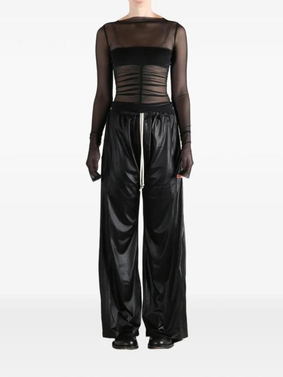 26SS 릭 오웬스 탑 RO01F6274 TUSRJA 09 BLACK - RICK OWENS