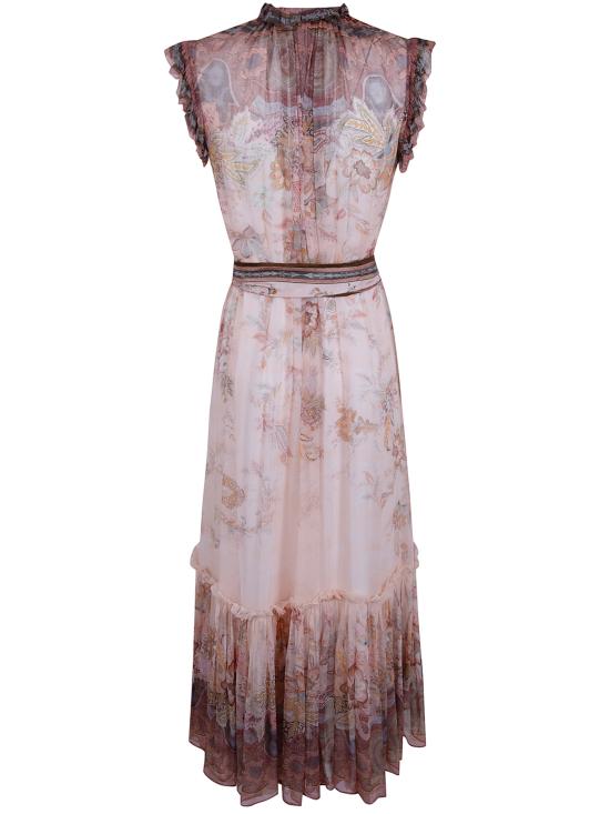 26SS 짐머만 미디 원피스 7280DS262 PKP PINK PAISLEY - ZIMMERMANN