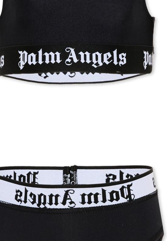 26SS [키즈] 팜앤젤스 비키니 PGFE002S26JER001 110 BLACK - PALM ANGELS