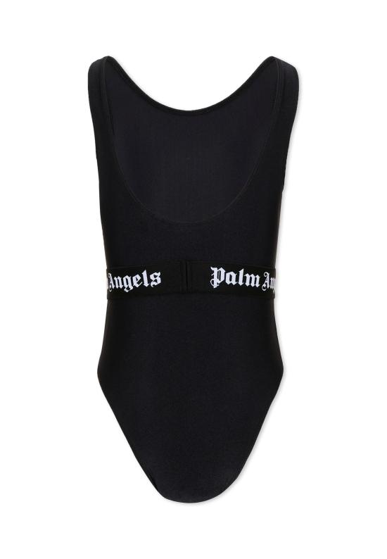 26SS [키즈] 팜앤젤스 원피스 수영복 PGFC002S26JER001 110 BLACK - PALM ANGELS