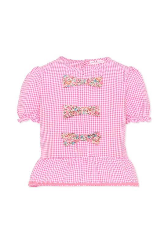 26SS [키즈] 페시오리노 로쏘 블라우스 BL 12 PATCH S 185 FUCHSIA