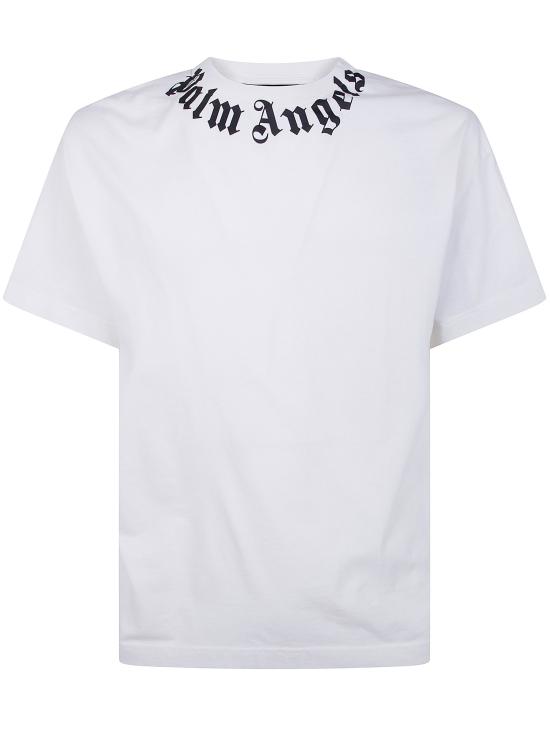 26SS 팜앤젤스 반팔 티셔츠 PMAA109S26JER008 OFF WHITE BLACK