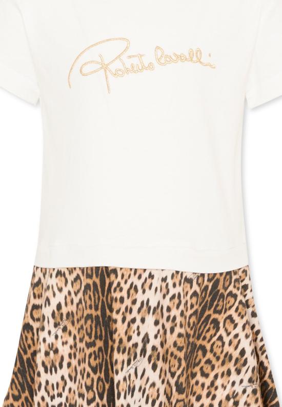 26SS [키즈] 로베르토 카발리 원피스 CGP26079VE WHITE - ROBERTO CAVALLI