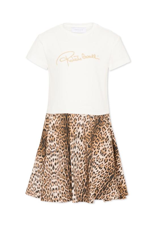 26SS [키즈] 로베르토 카발리 원피스 CGP26079VE WHITE