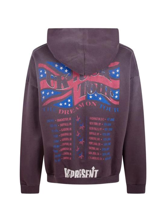 26SS 리프레젠트 후드 티셔츠 MLM100618 BLACK - REPRESENT