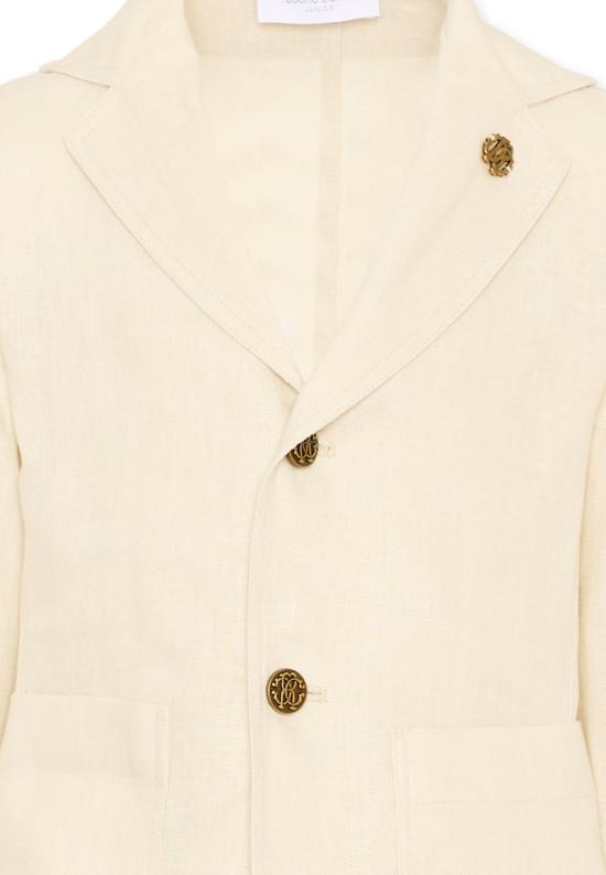 26SS [키즈] 로베르토 카발리 자켓 CBP26092GC BEIGE PUTTY COLOR - ROBERTO CAVALLI