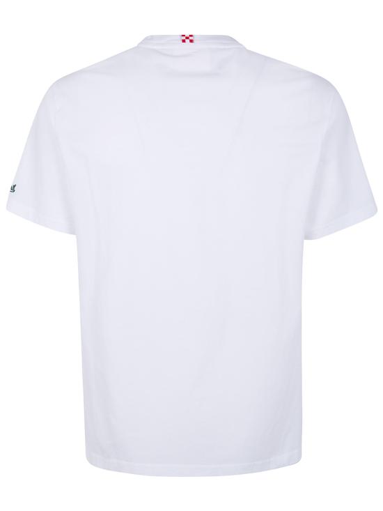 26SS 세인트바쓰 탑 POT0001 00322L 01N WHITE EMBROIDERED - MC2 SAINT BARTH