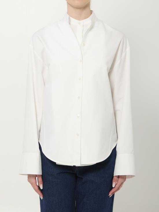 26SS 알라이아 셔츠 AA9C1010T611C WHITE