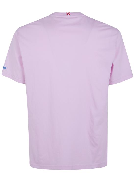 26SS 세인트바쓰 탑 POT0001 01045L 21 PINK EMBROIDERED - MC2 SAINT BARTH