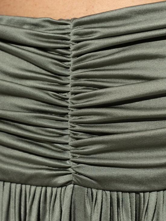 26SS 발망 스트레이트 팬츠 GF0PN231JM14 7GE GREEN LAUREL - BALMAIN