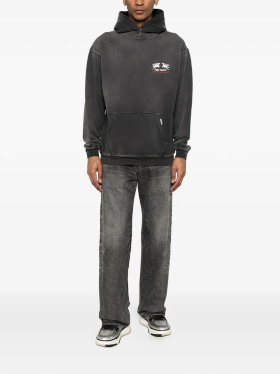 26SS 리프레젠트 후드 티셔츠 MLM100769 STAINED BLACK - REPRESENT