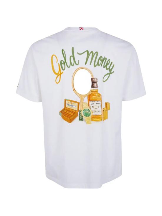 26SS 세인트바쓰 반팔 티셔츠 PRL0002 00934L 01N WHITE - MC2 SAINT BARTH