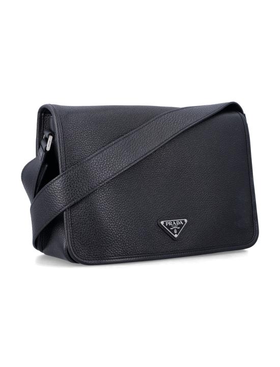 25FW 프라다 그레인 레더 숄더백 2VD0752BBE F0002 BLACK - PRADA