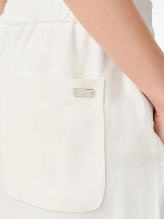 26SS 아미 스트레이트 팬츠 FTR868 VI0052 136 WHITEW CREAM - AMI