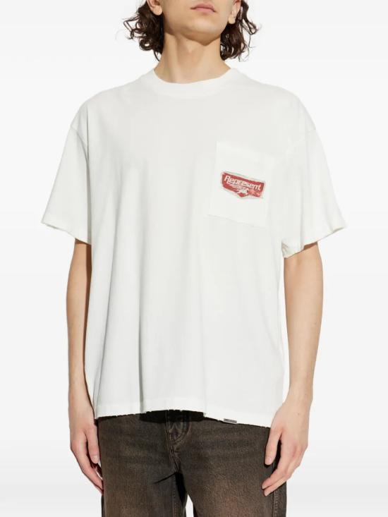 26SS 리프레젠트 탑 MLM100596 FLAT WHITE - REPRESENT