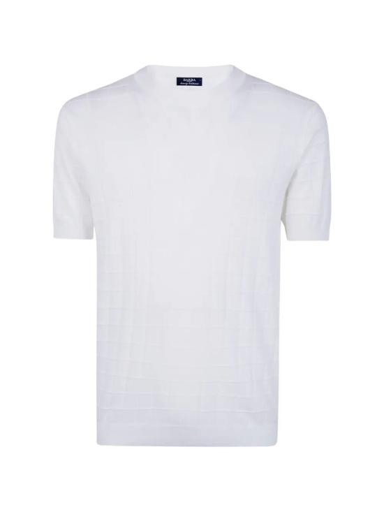 26SS 발바 스웨터 TSHIRT PQ 1000 WHITE - BARBA