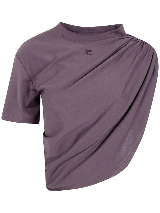 26SS 쿠레쥬 탑 226JTS241JS0290 1983 CHOCOLATE - COURREGES