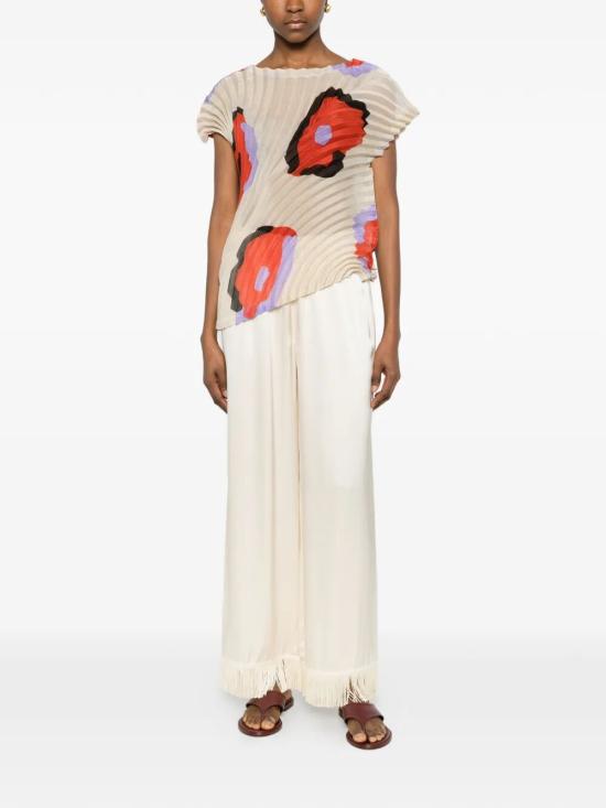 26SS 이세이 미야케 탑 IM66FJ683 46 BEIGE HUED - ISSEY MIYAKE