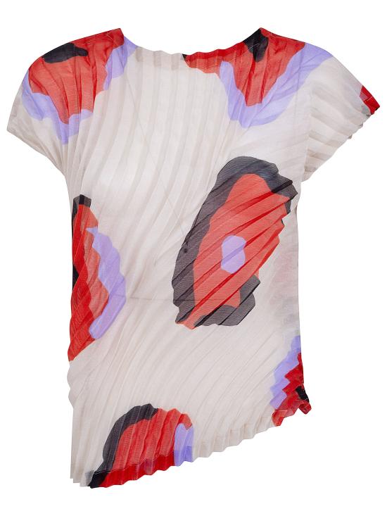 26SS 이세이 미야케 탑 IM66FJ683 46 BEIGE HUED