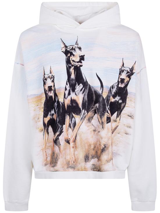 26SS 리프레젠트 후드 티셔츠 MLM100728 FLAT WHITE - REPRESENT