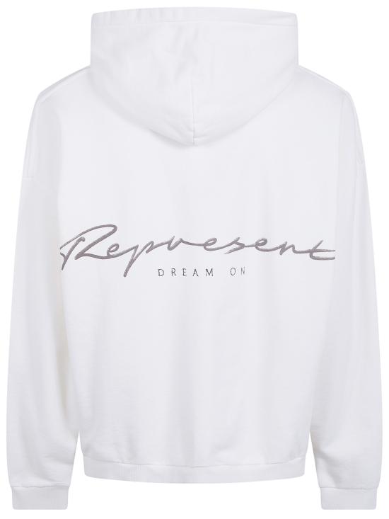 26SS 리프레젠트 후드 티셔츠 MLM100728 FLAT WHITE - REPRESENT