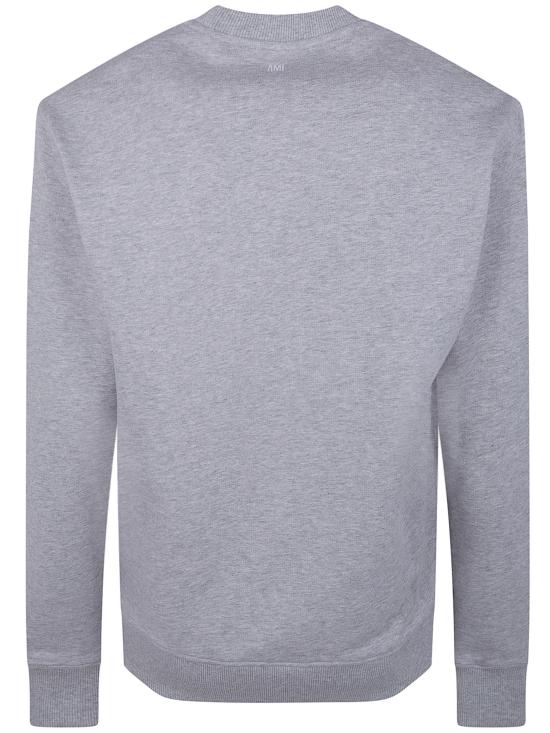 26SS 아미 긴팔 티셔츠 USW787 730 A161 GREY WHITE CREAM - AMI