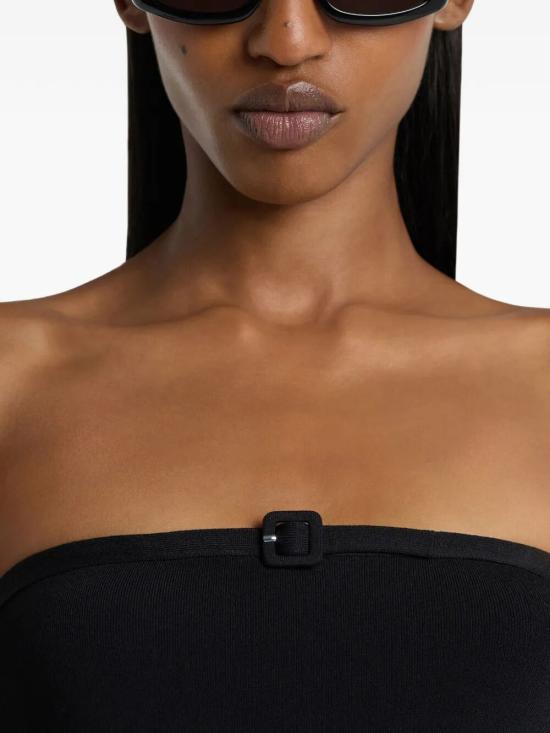 26SS 쿠레쥬 탑 226MTO526FI0063 9999 BLACK - COURREGES