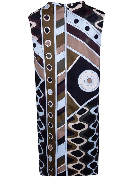 26SS 에밀리오푸치 미디 원피스 6HRG05 6H841 016 KHAKI BLUE - EMILIO PUCCI