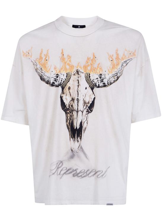 26SS 리프레젠트 반팔 티셔츠 MLM100592 WASHED ECRU - REPRESENT