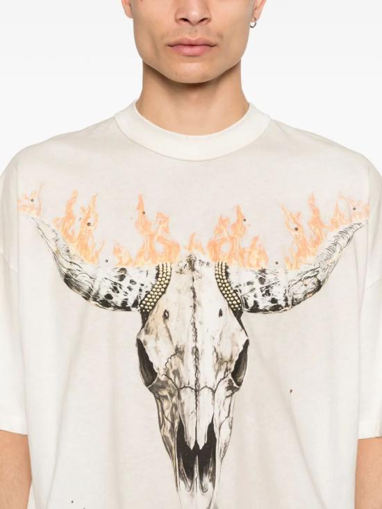 26SS 리프레젠트 반팔 티셔츠 MLM100592 WASHED ECRU - REPRESENT