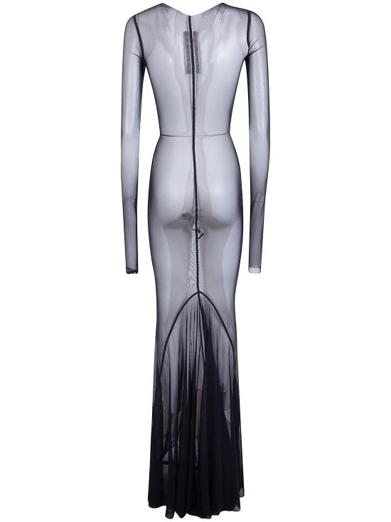 26SS 릭 오웬스 롱 원피스 RO01F6589 TUS 09 BLACK - RICK OWENS