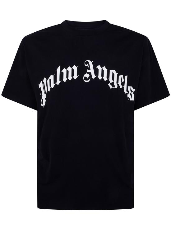 26SS 팜앤젤스 반팔 티셔츠 PMAA109S26JER00G BLACK OFF WHITE - PALM ANGELS