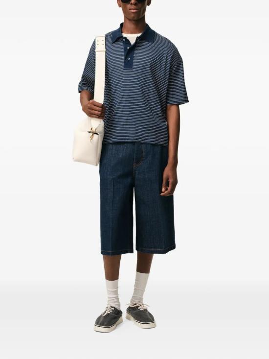 26SS 아미 폴로 티셔츠 UPL422 JE0212 A044 INK WHITE - AMI