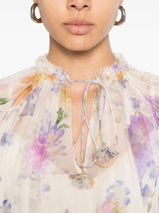 26SS 짐머만 셔츠 7921TS261 CRDA CREAM DAHLIA - ZIMMERMANN