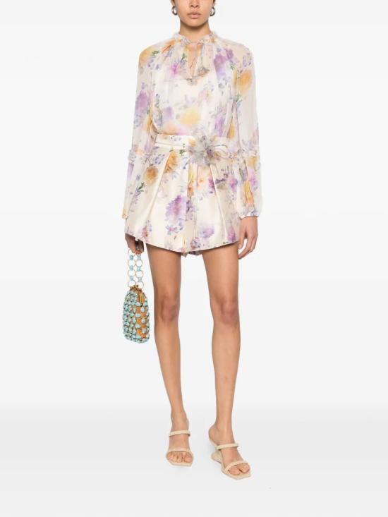 26SS 짐머만 셔츠 7921TS261 CRDA CREAM DAHLIA - ZIMMERMANN