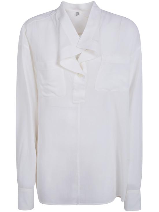 26SS 토템 셔츠 262 WRT0675 FB0480 106 MILK - TOTEME