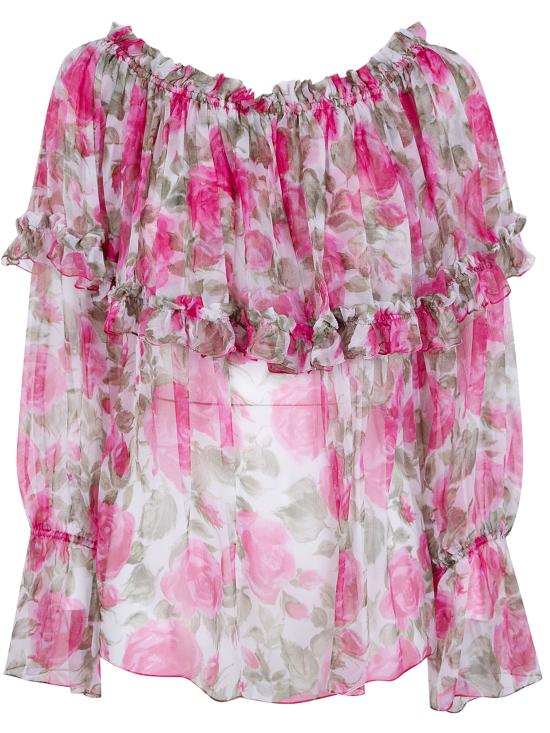 26SS 끌로에 셔츠 CH26UH123278 91Y WHITE PINK - CHLOE